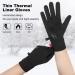RUIXUE Winter Touch Screen Gloves for Men Women - Lightweight & Warm Work Liner Gloves - Medium ST02-Black - Buy Online on GoSupps.com