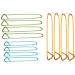 Fairycece 12pcs Aluminum Yarn Stitch Holders for Knitting Notions Or Crochet 12 Pieces