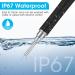 Ear Wax Removal Tool with Camera and 6 Ear Spoons | Earwax Removal Kit for iOS Android - Black - Buy Online on GoSupps.com