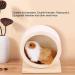 MMIAOO Rotating Ferris Wheel Hamsters Hamster Running Toy - Wooden Silent Bracket Running Wheel for Hamster Guinea Pig Hedgehog Chinchilla (32cm) - Buy Online on GoSupps.com