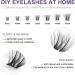 Individual Lashes Extension Kit 77 Wide-Stem Mix False Eyelashes with Lash Glue and Applicator - DIY Soft Natural Portable Cluster Lashes Extensions Kit - E06 Light Suit 9-15mm - Perfect for At-Home or Outing Use - Buy Online on GoSupps.com