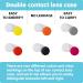 Portable Contact Lens Travel Bag - Case Tweezers Solution Bottle - Ideal for Daily Outdoor Use (Orange - Buy Online on GoSupps.com