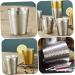 FRCOLOR 2 PCS Stainless Steel Shaving Cup Set - 304 Metal Shaving Tools for Perfect Shaping & Lathering - Buy Online on GoSupps.com