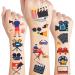 24 Sheets Movie Night Temporary Tattoos  Birthday Decorations Movie Night Party Favors