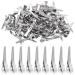 Wokape 100Pcs Styling Hair Clips  1.4 Inch Metal Duck Billed Hair Clips for Women Styling Sectioning  Silver Alligator Clips for Hair silver Duck Bill Clips  1.38 Inch