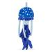 Zappi Co Plush Children's Stuffed Soft Cuddly Plush Toy-Part of Safari Animals Collection Perfect for Kids (23cm Height) (Jellyfish (Blue/White))