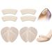 Metatarsal Pads Women Heel Inserts for Women All Day Reduce Foot Pain for Stop Feet from Sliding Forward Shoe Inserts for Women for Too Big Shoe (Pale Apricot)