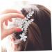 FRCOLOR bangs comb crystal hair combs bride hair comb wedding hair comb bridal hair comb decorative hair combs wedding headpiece for bride simple Miss aluminum alloy Comb - Buy Online on GoSupps.com