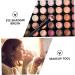 BELLIFFY 6pcs Eye Shadow Brush Makeup Eyeshadow Big Sequined Eyeshadow Brush Transparent Plastic Handle - Buy Online on GoSupps.com
