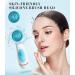 Facial Cleansing Brush Waterproof Face Wash Brush USB Rechargeable Spin Facial Brush with 3 Different Brush Heads for Gentle Exfoliating Deep Scrubbing Massaging and Removing Blackhead Blue - Buy Online on GoSupps.com