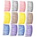 DRESSOOS 12 Pieces Plastic Hair Comb Flower Headpieces for Women Girl Matte Hair Clips Hair Clips Hair Combs Side Female Hair Combs Women Bow