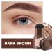 Buy Eyebrow Stamp Stencil Kit - 10 Stencils Waterproof & Long-Lasting Dark Brown Powder - Perfect for Flawless Brows - Buy Online on GoSupps.com