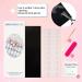 Semi Cured Gel Nail Wraps 22PCS White Glitter Gel Nail Polish Strips Soft Self-Adhesive Gel Nail Stickers Salon-Quality Manicure Set Long Lasting Nail Gel Polish Strips UV/LED Lamp Required - Buy Online on GoSupps.com