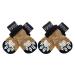 Pupeck 2 pairs double -sided anti -slip dog socks with adjustable straps for indoor use - dog shoes Pfot protection summer pet paws protection traction control socks on hardwood base large (2 pair) khaki