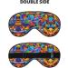 Colorful Bears Print Unisex Sleep Mask | Double-Sided Eye Mask for Sound Sleep & Skin Care - Shop Worldwide - Buy Online on GoSupps.com