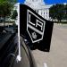 Rico NHL Kings - LA Background 'Shield Logo' Car Flag  Black (8 x 1) (FG7105) - Buy Online on GoSupps.com