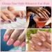  BoloShine Pack of 20 UV gel nail films semi-cured self-adhesive gel for women and girls French simplicity - Buy Online on GoSupps.com