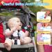 Buy Baby Biting Toys - 3 Silicone Teething Rings & Pacifier Chain BPA-Free 3+ Months White & Black - Buy Online on GoSupps.com