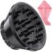 IREAL universal hair diffuser diffuser hairdryer diffuse hair foldable diffuser hairdryer attachment adaptable for blow dryer with nozzle 1.65-3.14 inches for curly or wavy hair styling
