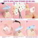 FANDAMEI Nail Art Decorations & Brushes Set - Dotting Tools, 54 Sheets Water Transfer Stickers, Striping Tape, Foils, Rhinestones, Tweezer & Scissors - Buy Online on GoSupps.com