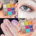  HADAVAKA Glitter Eyeshadow Palette Neon Eye Shadow Makeup 9 Color Eye Shadow Palettes For Stunning Palette Eye Glitter Makeup Glitter Shimmer Eye Make-up for Eyes Face Lips Body (03#) - Buy Online on GoSupps.com