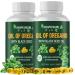Oil of Oregano with Black Seed Oil - Organic Oregano Oil Supplement, 400 Softgels High Potency Carvacrol & Thymoquinone, Non-GMO, Immune Support, Digestive Respiratory Health 200 Count (Pack of 2)