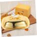 SHOWERORO Kitchen Cheese Holder Butter Lid Covered Dessert Style Reusable Fruit Serving Snacks Tray Cheese Kitchen Dish Container 19.20X14.00X8.50CM - Buy Online on GoSupps.com