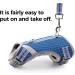 Pangdi Cat Harness and Leash Set - Escape Proof, Adjustable, Reflective - Blue Large - Buy Online on GoSupps.com