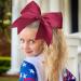 24 PCS Large Maroon Cheer Bows - Hair Accessories for Cheerleaders & Sports Teams - Buy Online on GoSupps.com