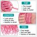ZRQ 2 Packs 36 Inch Pink Faux Locs Crochet Hair - Soft Wavy Goddess Locs, Pre-looped Curly Afro Roots - Buy Online on GoSupps.com