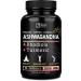 Ashwagandha Complex - Organic Ashwagandha Root Powder + Rhodiola Rosea + Turmeric - Premium Support Formula - Ashwagandha Capsules Supplement