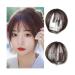 Bangs Hair Clip Clip In 3D Air Bangs Natural Looking Hair Bangs For Women Girls Two Piece Clip On Fringe Hair Extensions Part Wig Bangs Clip in Hair(Color:Light brown) 8inches Light brown