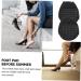 SEWOART 4 Pairs Forefoot Pad Supple Half Palm Socks Toe Liner Half Socks Invisible Toe Topper Socks Womens Socks Seamless Half Socks Silicone Women's High Heel Front Pad - Buy Online on GoSupps.com