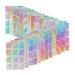 Nail Stencil Stickers Nail Vinyl Stencil Stickers Set Colorful Hollow Nail Art Decals DIY Manicure Decorations 24Sheet