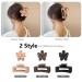 6 Pack Large Rectangle Flower Hair Claw Clips for Women - Neutral Colors - Buy Online on GoSupps.com