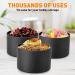 Matte Black Candle Tins 8 oz - Set of 24 | Empty Metal Containers for Candle Making and Storage - Perfect for Christmas Gifts - Buy Online on GoSupps.com