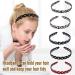 Buy 5 Pcs Fashion Hollow Hair Ties | Non-Slip Woven Hair Bands for Women & Girls | Cute Hair Accessories for Daily Wear Sports & Travel - Buy Online on GoSupps.com