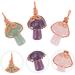 EXCEART 6 pcs Crystal Mushroom Pendant mini keychain miniature mushrooms mini crystals mushroom charms cute 3.3x1.5cmx5pcs Assorted Colorx5pcs - Buy Online on GoSupps.com