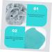 VINTORKY 2 Sets Bath Set Shower Exfoliation Mitt Scrub Glove Bathing Tools Skin Cleaning Mitten Bathing Gloves Bath Exfoliating Pad Men Body Scrubber Pouf Accessories Take a Bath Rayon - Buy Online on GoSupps.com