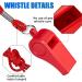 Flutesan 48 Pack Plastic Whistles with Lanyard - Loud, Crisp Sports Whistles for Coaches & Referees - Bulk Pack for Training & Emergencies - Buy Online on GoSupps.com