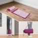Acupressure Set - Pain Relief Mat & Pillows for Neck & Back | Magnetic Therapy | Portable Carrying Bag | Ideal for Men & Women in Violet - Buy Online on GoSupps.com