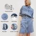 Adjustable Reusable Jean Buttons Set | Metal Pants Button Replacement - 12 Sets | No Sew, No Tools Required | Instantly Tighten Loose Jeans - Buy Online on GoSupps.com