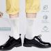 +MD Men's Non-Binding Moisture Wicking Bamboo Crew Diabetic Socks 10-13 - Black/White (4 Pairs) - Buy Online on GoSupps.com
