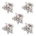 KVSERT 100pcs Tooth Shape Keychain Cute Dental Gift