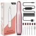 Electric Nail Files Nail Drill Set for Acrylic Gel Nails Professional 20000 RPM Adjustable Speed Portable Manicure Pedicure Kit with Nail Drill Bits and Sanding Bands (Pink)