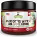 Chlorhexidine Wipes for Dogs, Cats - Ketoconazole, Aloe - 50 Pads - Cat, Dog Hot Spot Treatment, Mange, Ringworm, Yeast Infection, Allergy Itch Relief, Acne, Deodorizer Antibacterial Antifungal, USA