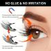 4Pairs Magnetic Eyelashes with Applicator Soft Magnets False Eyelashes for Women Dual Magnetic Eyelashes Set with Clip Magnetic Eyelashes Natural Look 3D Magnetic False Eyelashes without Eyeliner - Buy Online on GoSupps.com