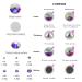 1848 Piece Glitter Stones Set - Self-Adhesive Multi-Size Nail Art & DIY Jewelry Craft - Buy Online on GoSupps.com
