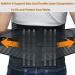 Back Support Brace Belt for Men & Women - Breathable Lumbar Support for Lower Back & Sciatica Pain Relief - 6 Reinforced Bones, Black, Medium - Buy Online on GoSupps.com