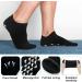Velmitten 8 Pairs Extra Large Men's Moisturizing Gel Socks Reusable Black Gel Spa Socks for Men's Feet Care Softening Dry Cracked Rough Skin US Men 10-15 - Buy Online on GoSupps.com